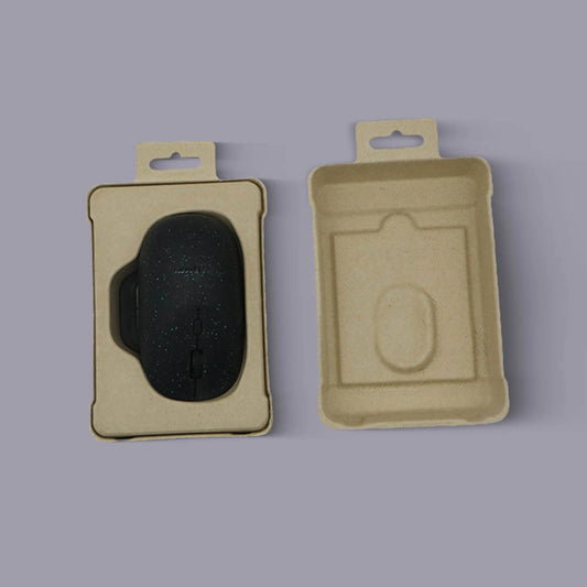 Sugarcane Molded Pulp Mouse Packaging - Otarapack