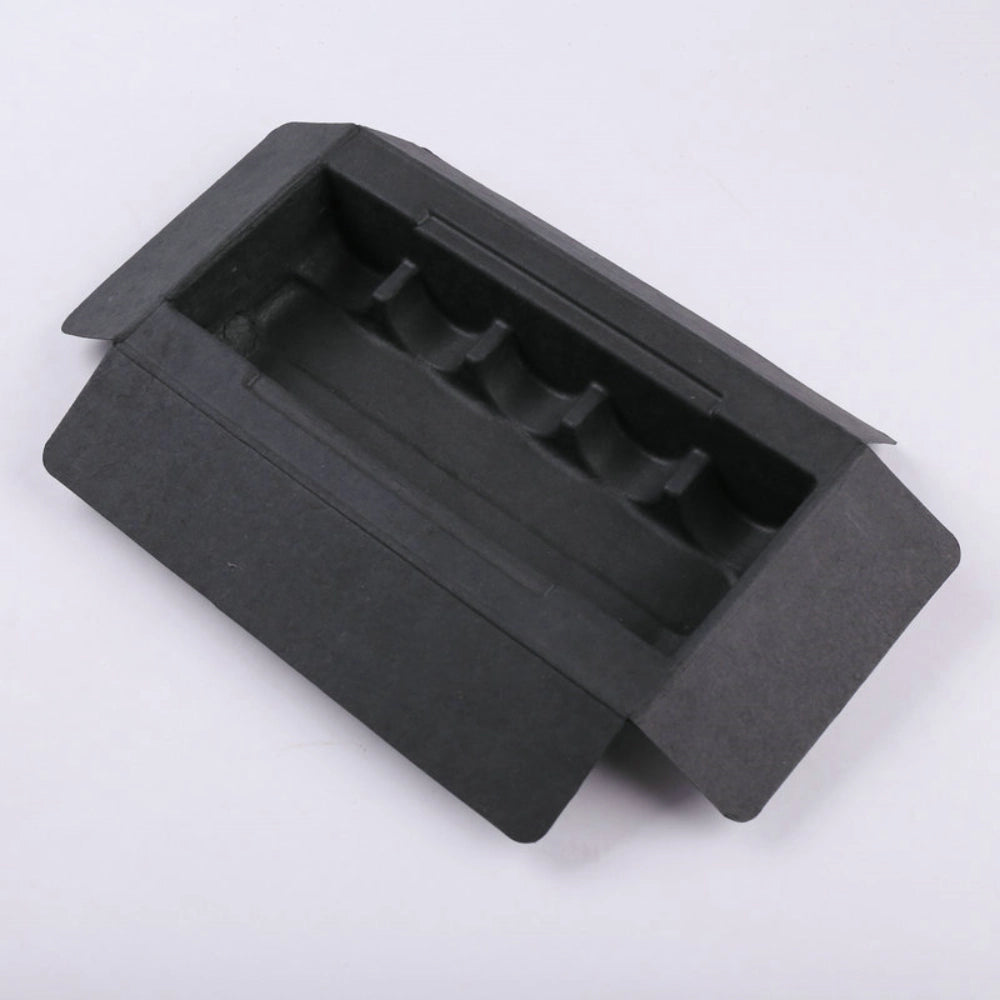 Sustainable Black Pulp Inserts for Skincare Bottles - Otarapack