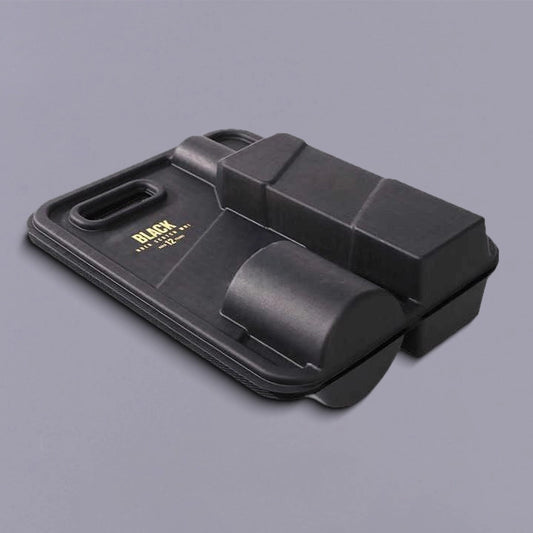 Black Wet-Pressed Pulp Molded Beverage Packaging Box - Otarapack