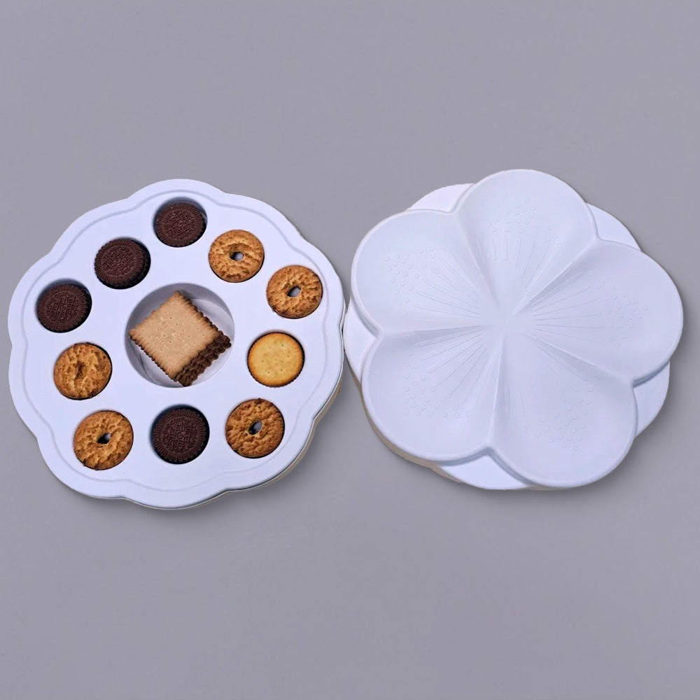 Molded Pulp Biscuit Storage Blossom-shaped Box - Otarapack