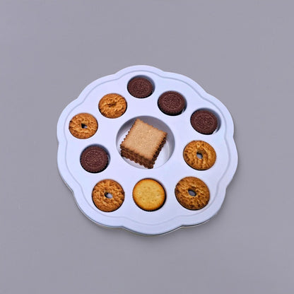 Molded Pulp Biscuit Storage Blossom-shaped Box - Otarapack