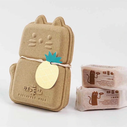 Cat Shaped Kraft Pulp Biodegradable Soap Packaging - Otarapack
