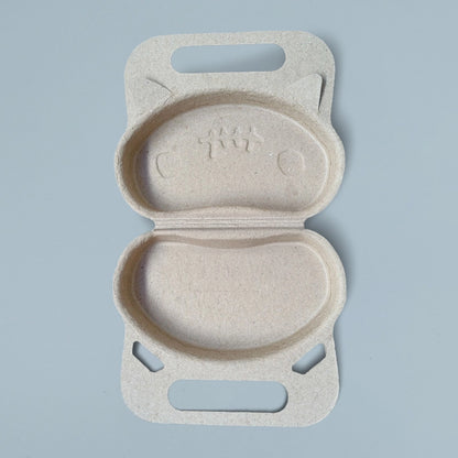 Cat Shaped Pulp Flip Top Biodegradable Pet Packaging - Otarapack