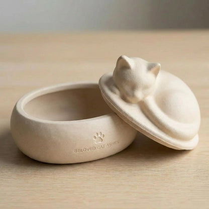 Lying Cat Biodegradable Pet Urn Wholesale - Otarapack