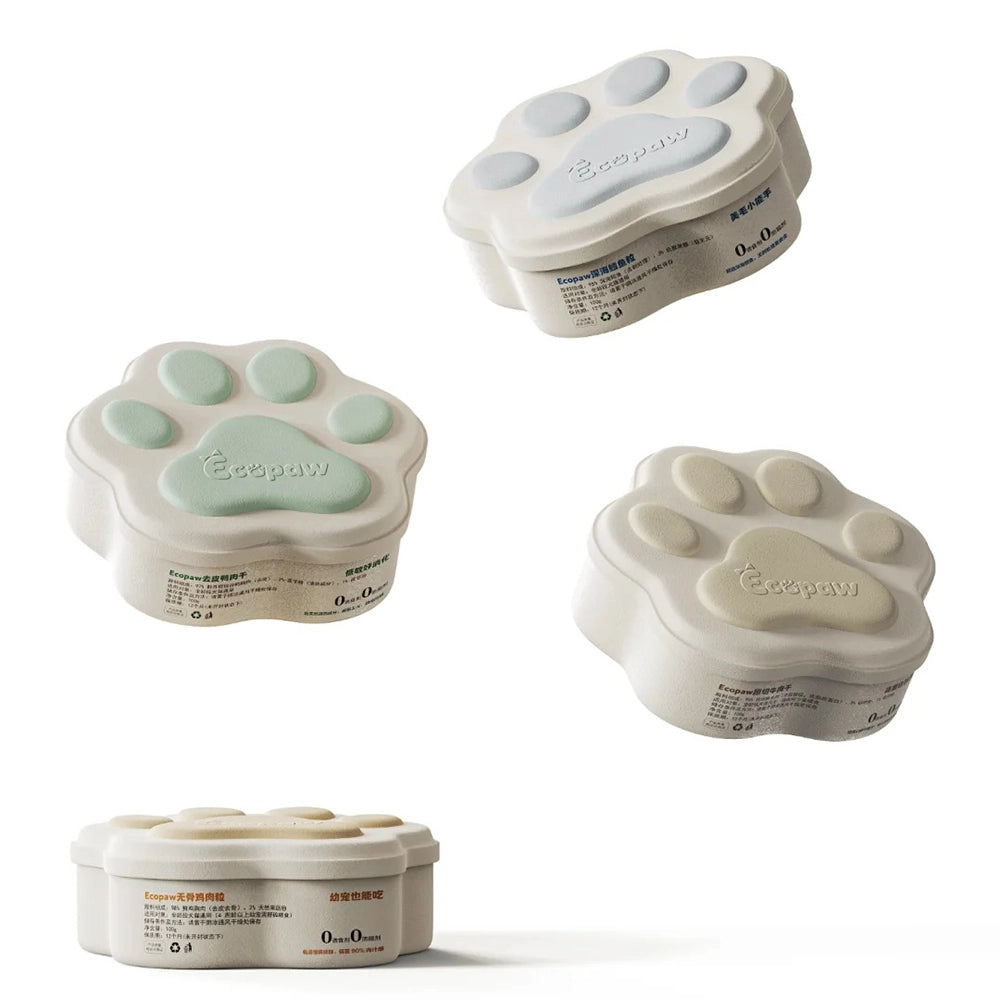 Paw Shaped Lid Compostable Pet Food Container - Otarapack