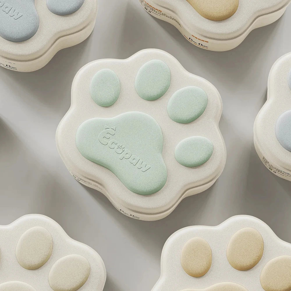 Paw Shaped Lid Compostable Pet Food Container - Otarapack