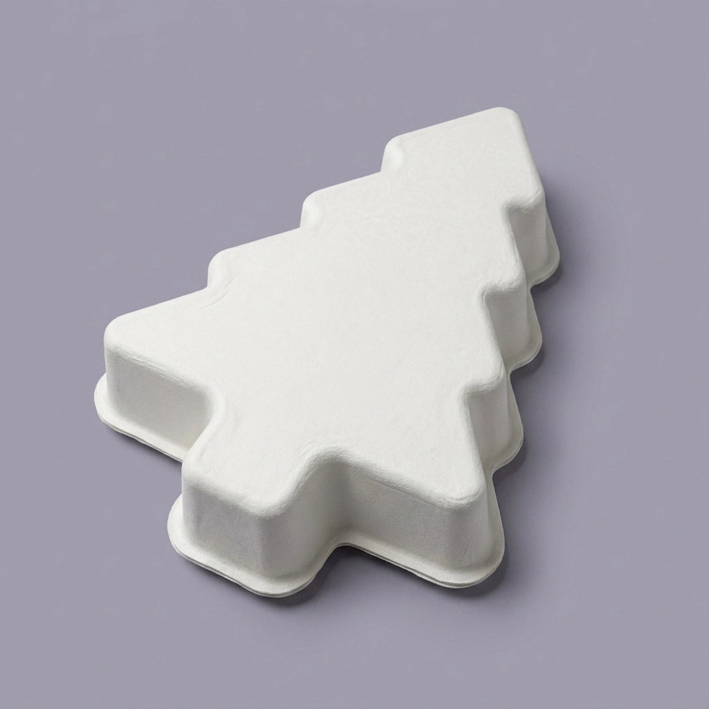 Tree Shaped Pulp Biodegradable Christmas Gift Packaging - Otarapack