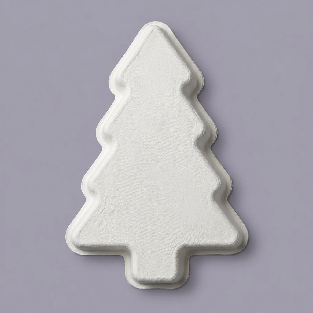 Tree Shaped Pulp Biodegradable Christmas Gift Packaging - Otarapack