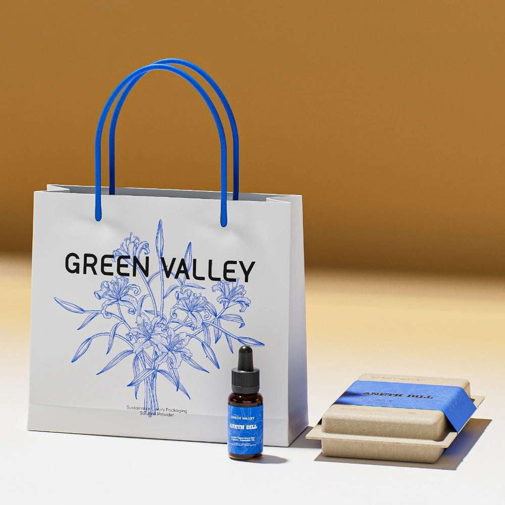 Blue Clamshell Essential Oil Packaging Wholesale