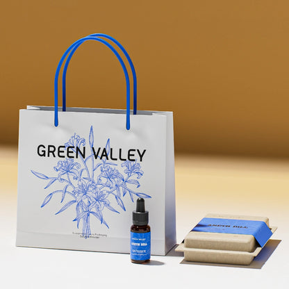 Blue Clamshell Essential Oil Packaging Wholesale