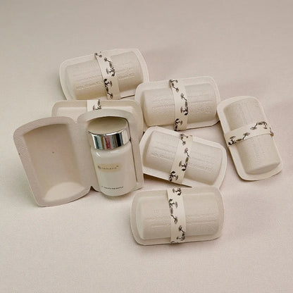 Leather Texture Pulp Biodegradable Cosmetics Packaging - Otarapack