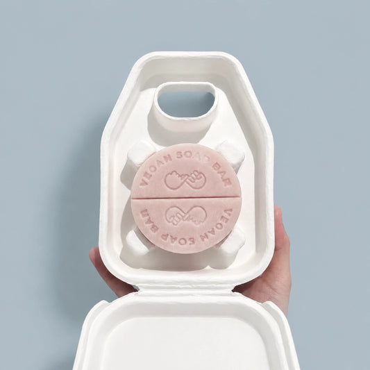 Clamshell Pulp Molded Handmade Soap Packaging