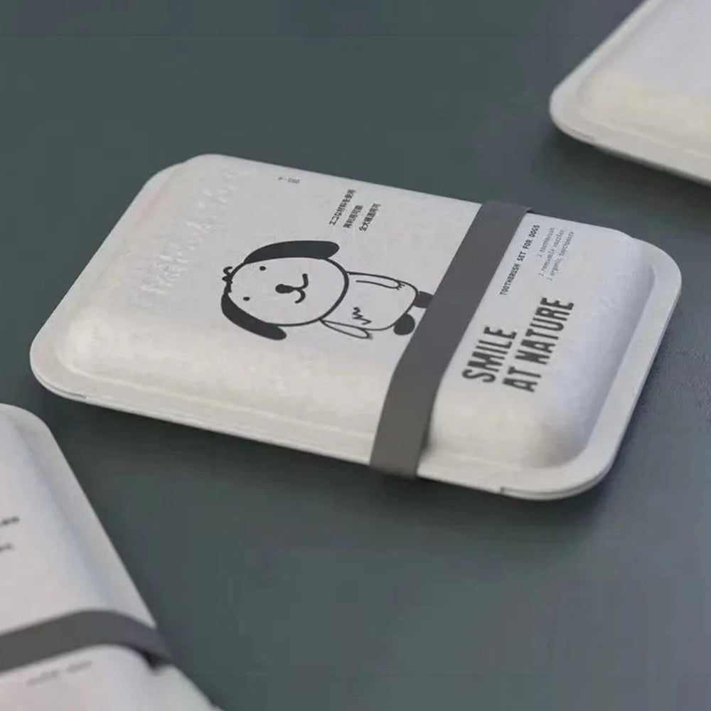 Grey Pulp Clamshell Biodegradable Toothbrush Packaging - Otarapack