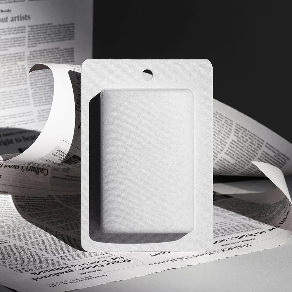 Grey Pulp Clamshell Biodegradable Perfume Packaging - Otarapack