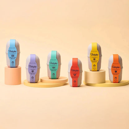 Molded Pulp Cocoon Shaped Pet Supplement Packaging - Otarapack