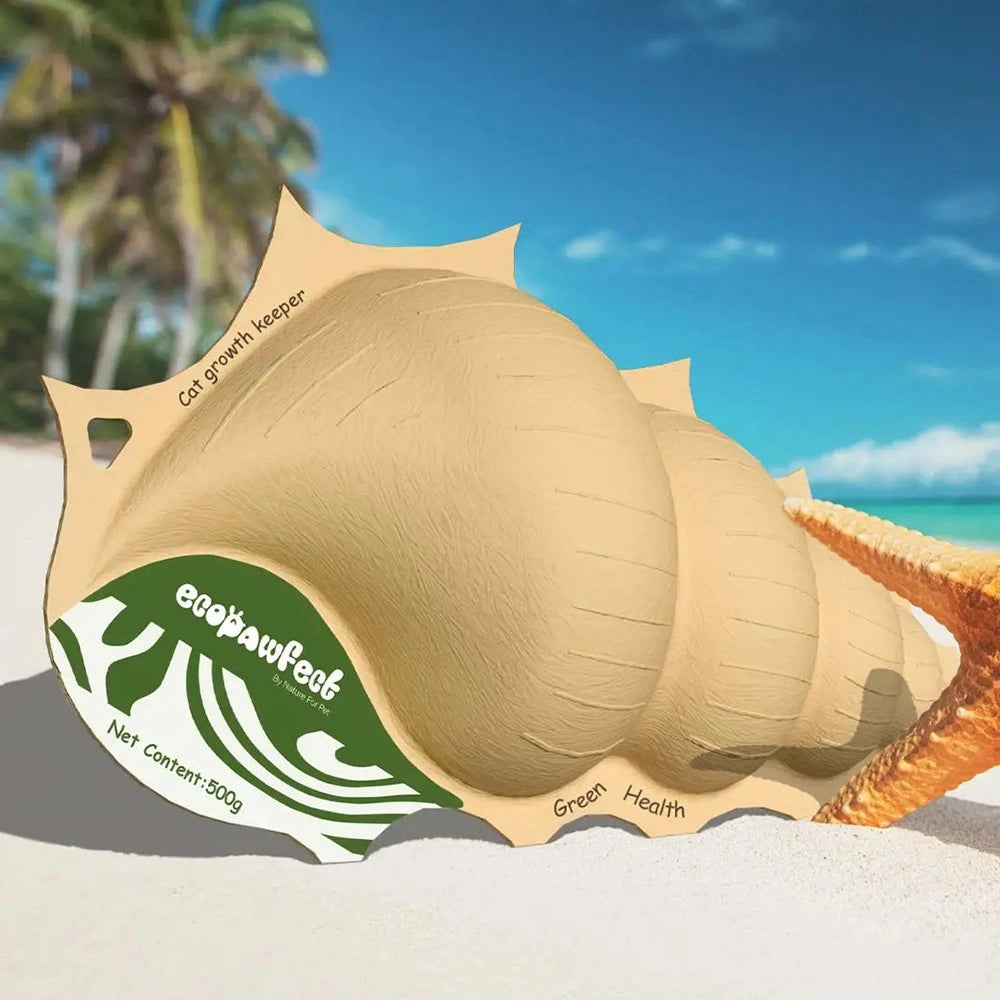 Special Conch Shaped Molded Pulp Pet Food Packaging - Otarapack