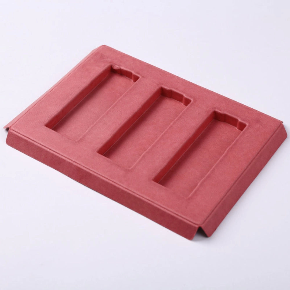 Eco Friendly Red Pulp Tray Cosmetic Eco Packaging - Otarapack