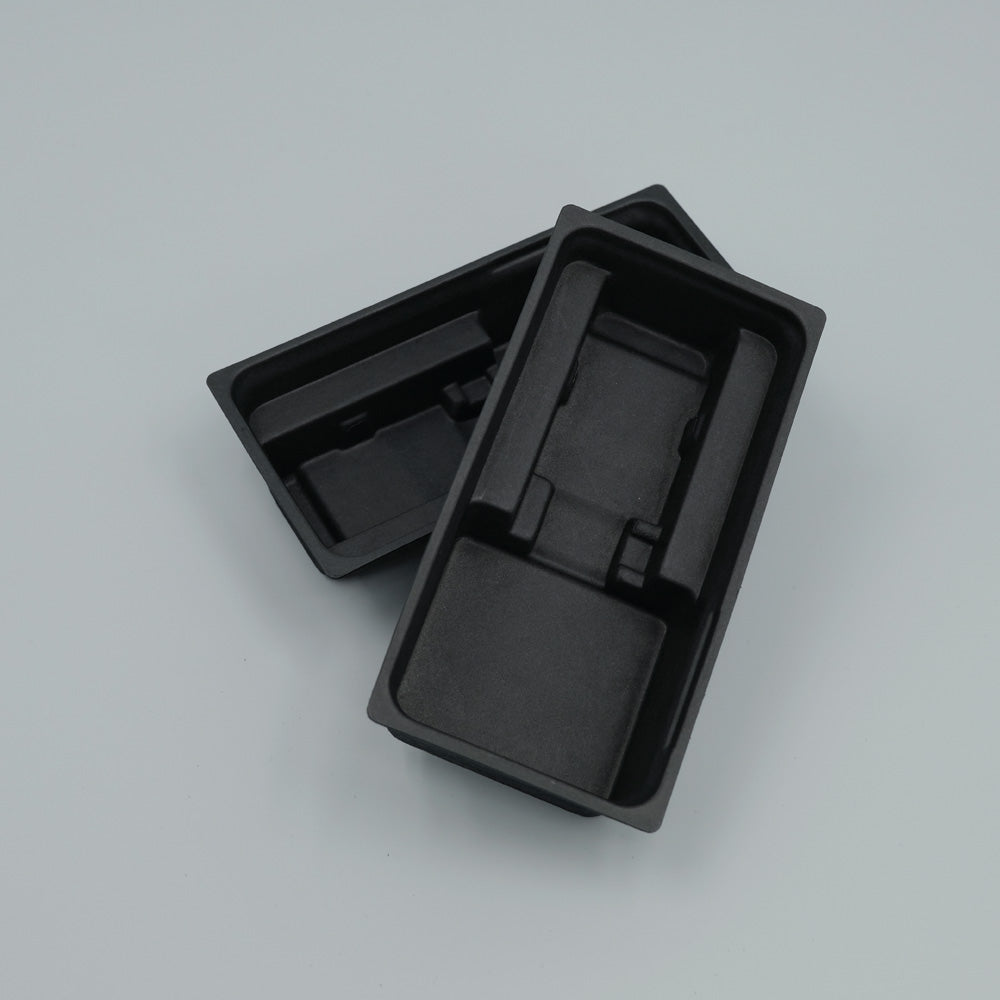 Custom Biodegradable Sugarcane Molded Insert Tray For 3C Products - Otarapack