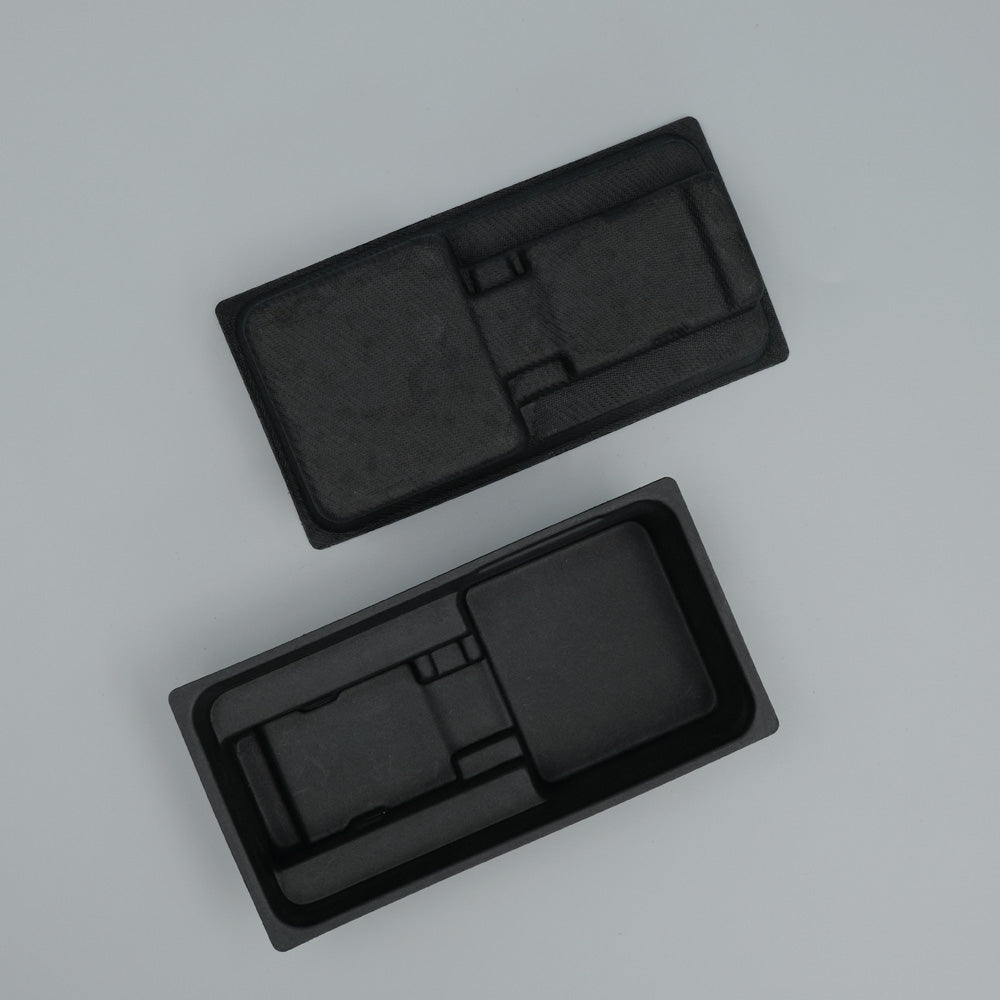Custom Biodegradable Sugarcane Molded Insert Tray For 3C Products - Otarapack