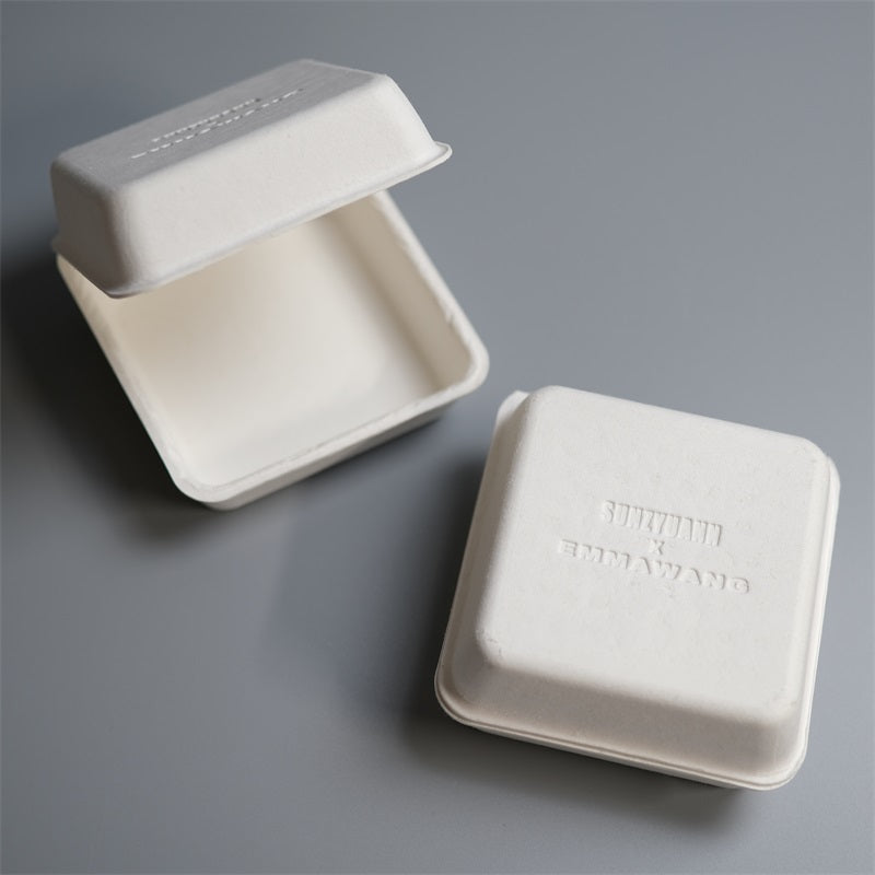 Eco Friendly Pulp Molded Food Container Take Away Lunch Box - Otarapack