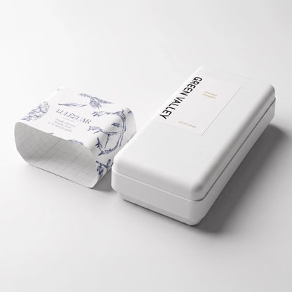 Bulk Luxury Navy Floral Biodegradable Perfume Box