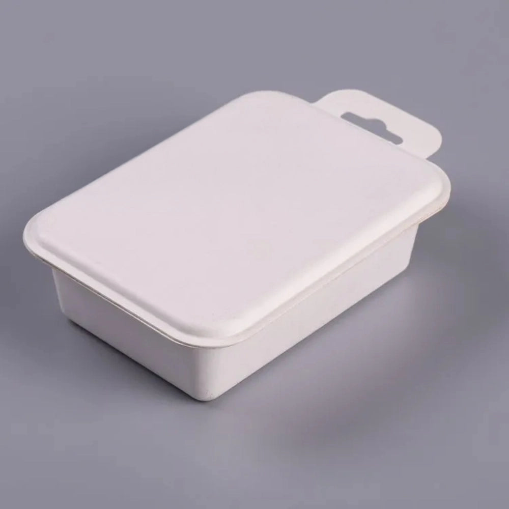 Custom Sugarcane Molded Pulp Beauty Skincare Box Packaging With Lid - Otarapack