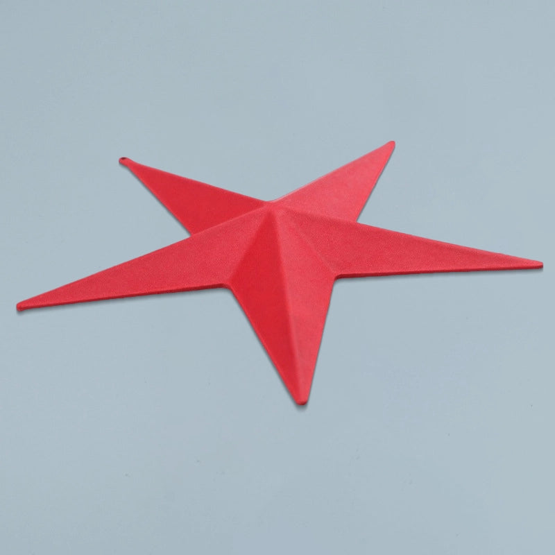 Dyed Five-Pointed Star Craft Paper Tray - Otarapack