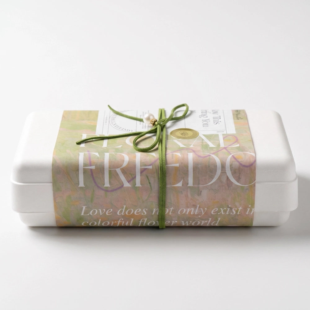 Pastel Floral Band Sustainable Perfume Box Suppliers