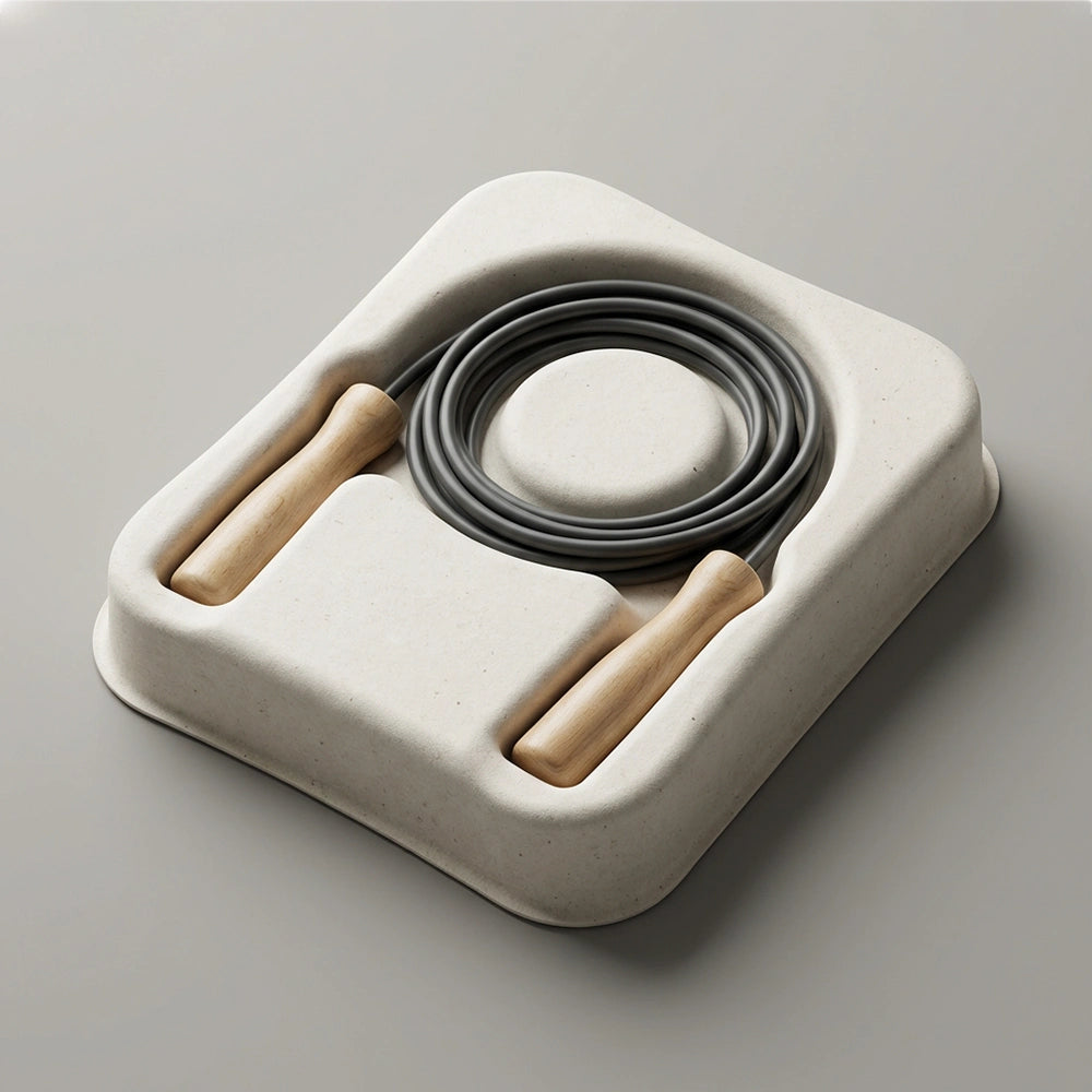 Molded Pulp Biodegradable Jump Rope Packaging Box - Otarapack