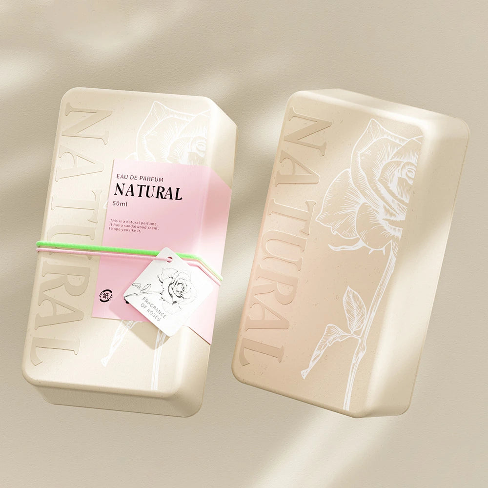 Embossed Rose Luxury Perfume Packaging - Otarapack