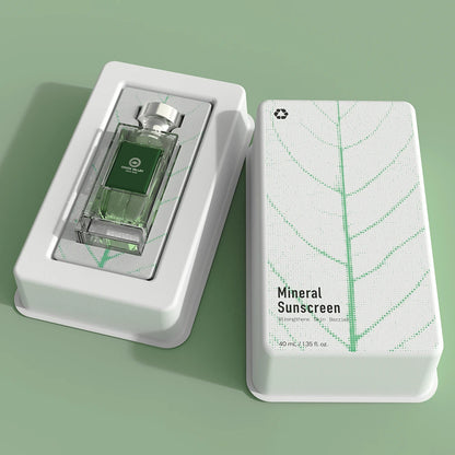 Bulk Factory Leaf Vein Print Stock Mold Perfume Box - Otarapack