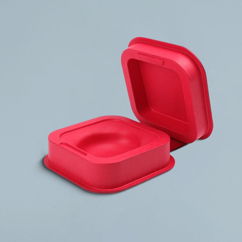 Faux Leather Texture Flip-Top Box - Otarapack