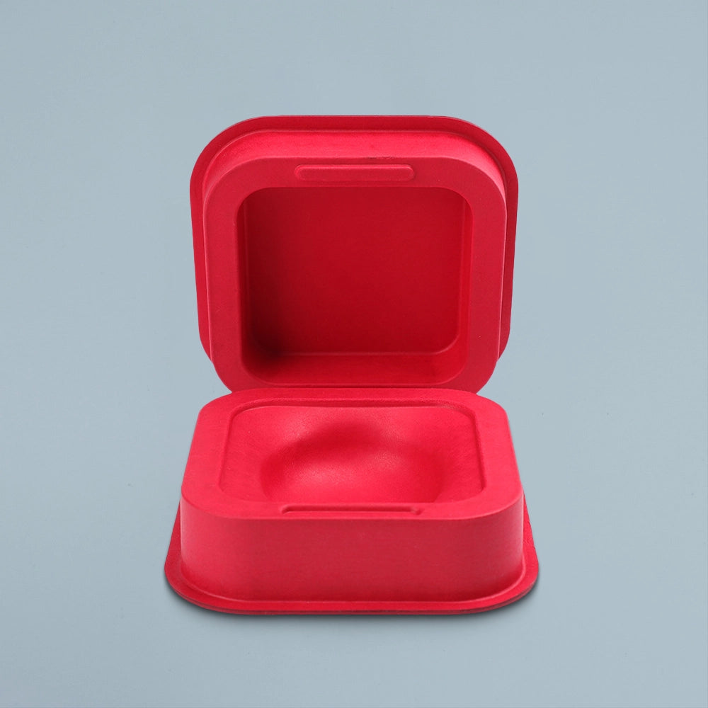 Faux Leather Texture Flip-Top Box - Otarapack