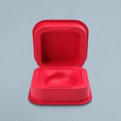 Faux Leather Texture Flip-Top Box - Otarapack