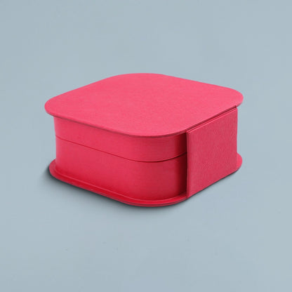 Faux Leather Texture Flip-Top Box - Otarapack