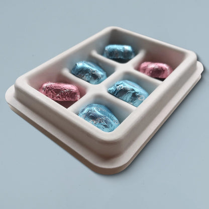 Custom Sugarcane Pulp Chocolate Insert Tray - Otarapack