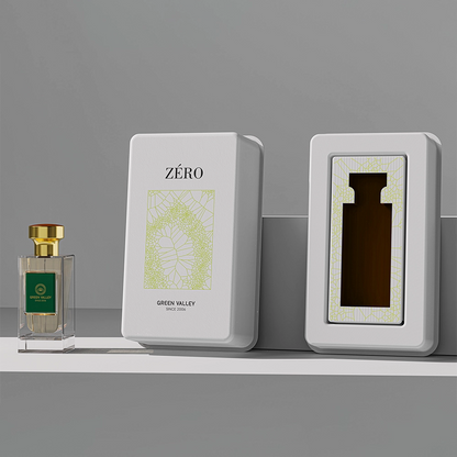 Green Geometric Stock Mold Perfume Box Manufacturers - Otarapack
