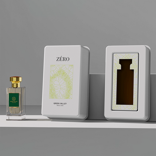 Green Geometric Stock Mold Perfume Box Manufacturers - Otarapack
