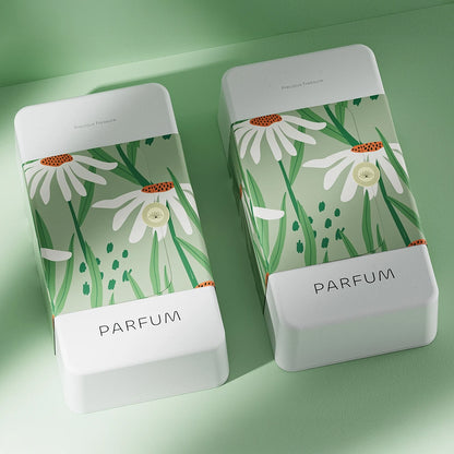 Botanical Illustration Design Sustainable Perfume Box - Otarapack