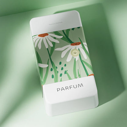 Botanical Illustration Design Sustainable Perfume Box - Otarapack