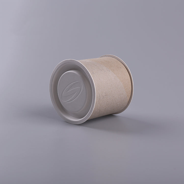 Molded Pulp Biodegradable Round Box Lid - Otarapack