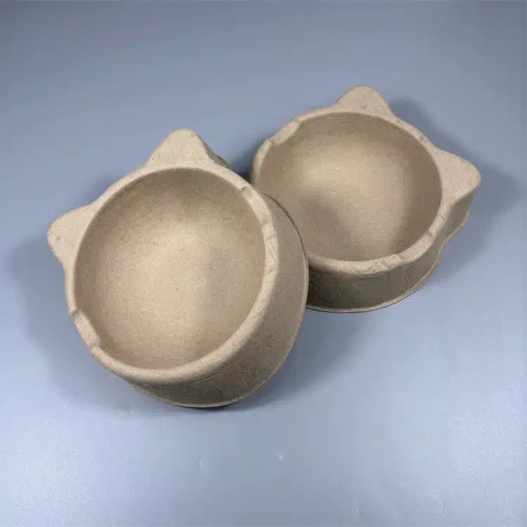Cat Shaped Pulp Sustainable Pet Food Bowl - Otarapack
