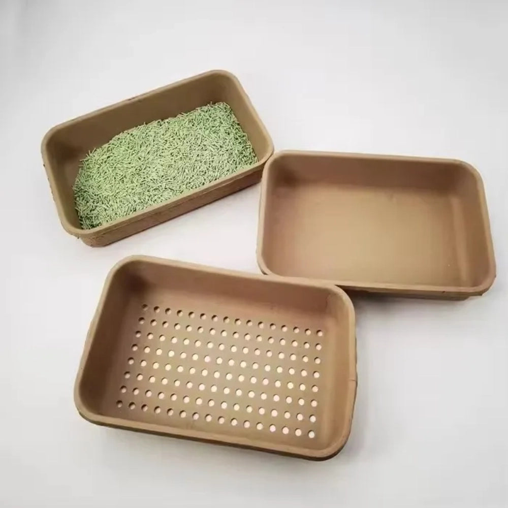 Eco Friendly Pulp Degradable Jumbo Cat Litter Box - Otarapack