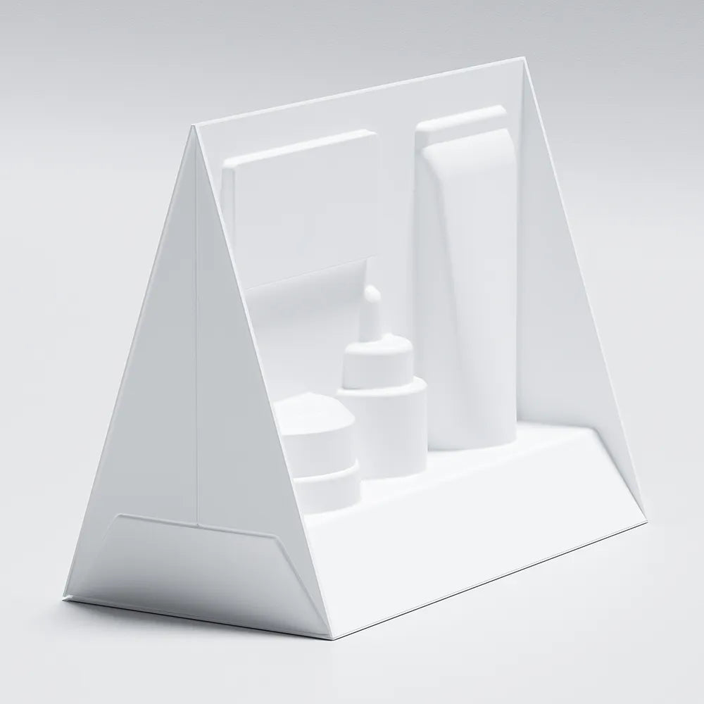 Clamshell Cosmetic Molded Pulp Bagasse Packaging - Otarapack