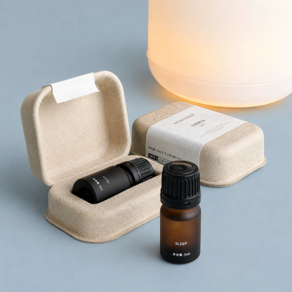 Oat Color Sleep Essential Oil Molded Pulp Packaging