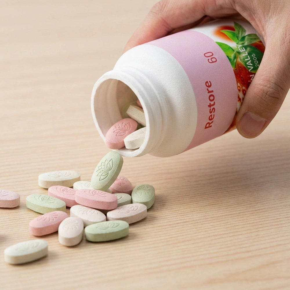 Sustainable Supplement Paper Pill Bottle - Otarapack