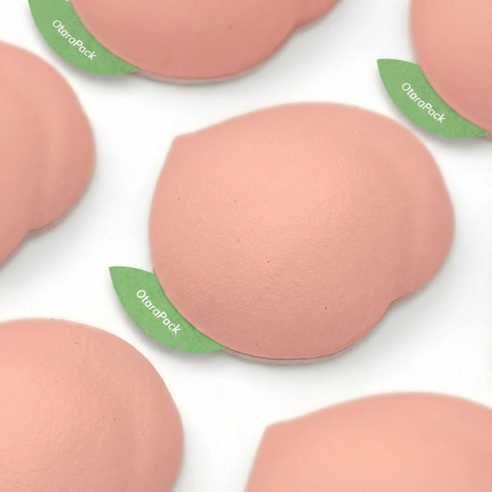 Peach-Shaped Biodegradable Vitamin Gummy Packaging - Otarapack