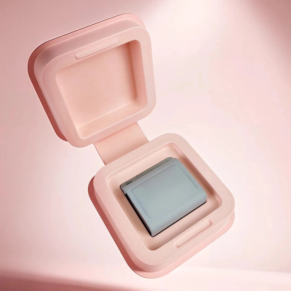 Pink Pulp Flip Top Sustainable Earphone Packaging - Otarapack