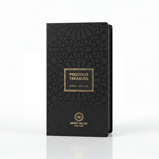 Black Arabic Emboss Stock Mold Perfume Box Wholesale - Otarapack