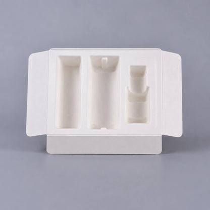 Recycled Biodegradable Insert Skin Care 4 Bottle Paper Blister